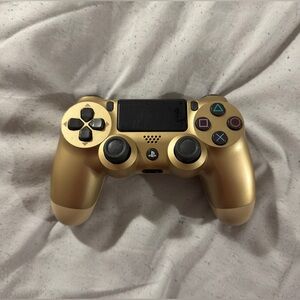 Sony PS4 DUALSHOCK Wireless Controller - Gold (Works/Left Stick Issue)